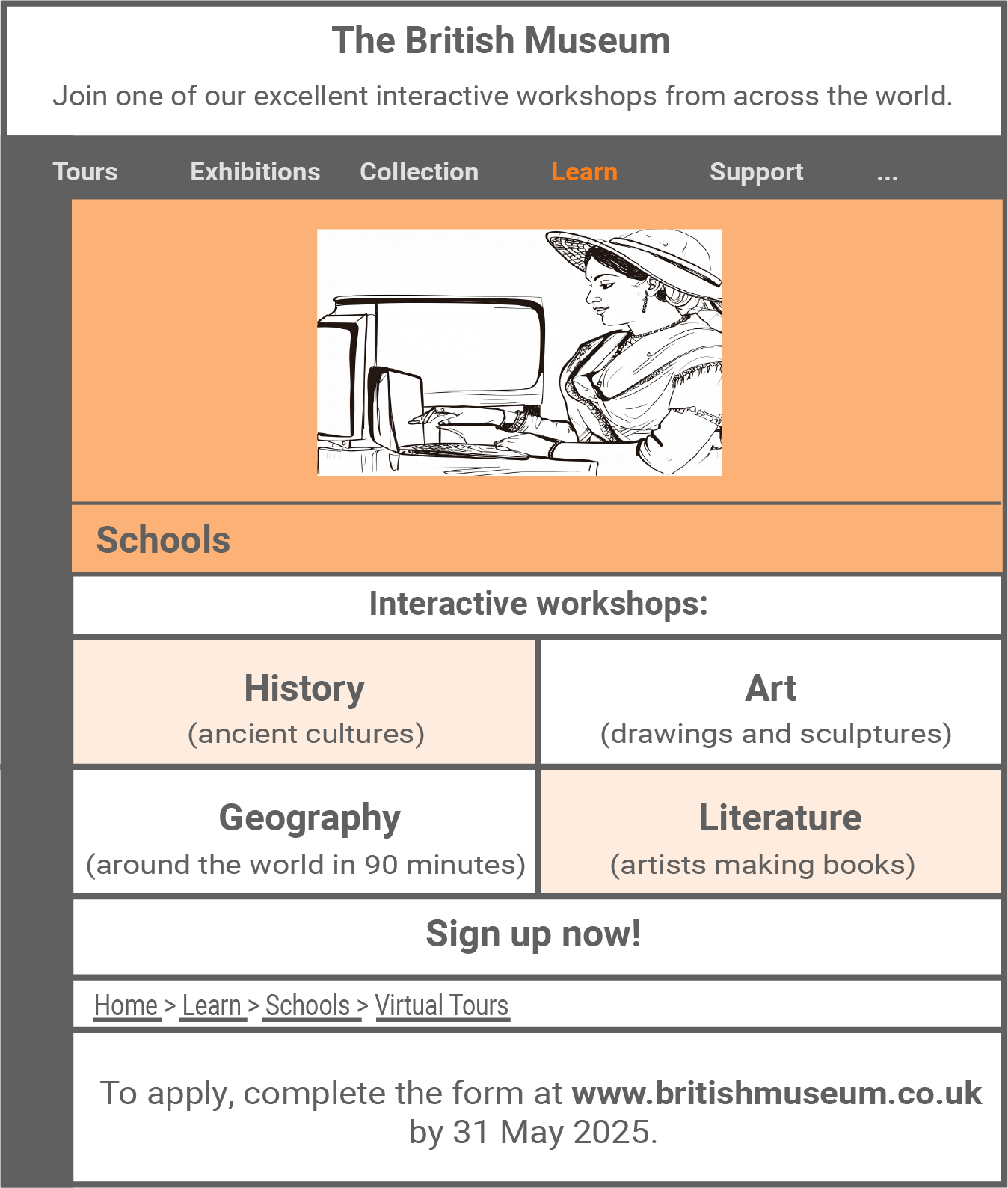 Museum Flyer